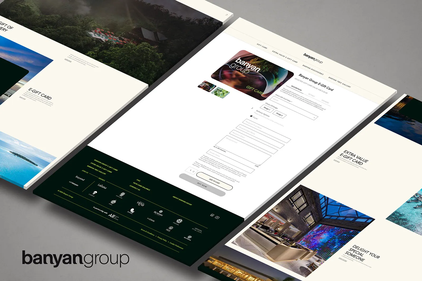 Gifting Banyan Group website project