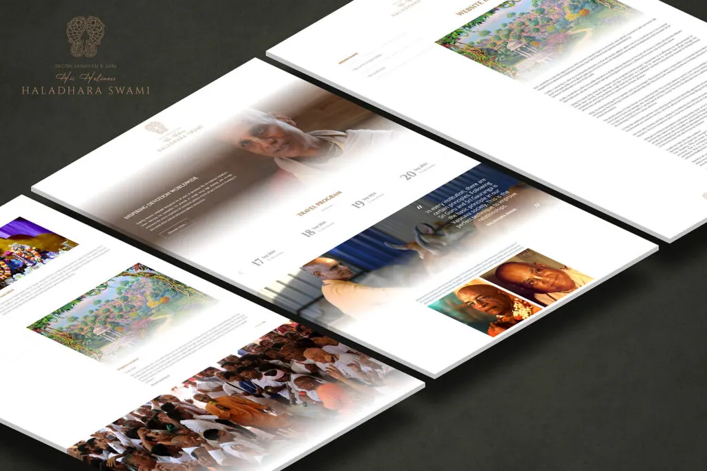 Haladhara Swami website project
