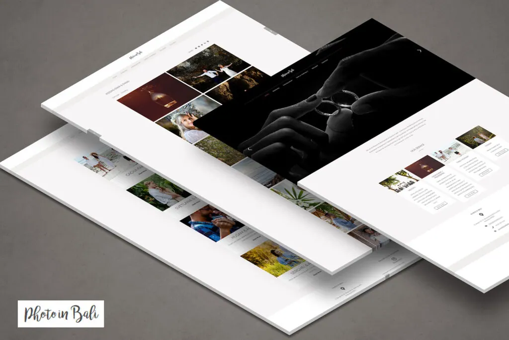 Photo In Bali website project